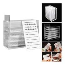 Porta Cílios Lash Box com 5 Placas para Organização