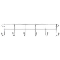 Porta Cintos Cromado Com 06 Ganchos Jomer