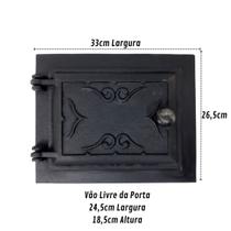 Porta Cinzeiro, Fornalha Fogão A Lenha 33x26 Ferro Fundido Porta Cinzeiro, Fornalha Fogão A Lenha 33x26 Ferro Fundido