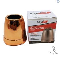 Porta Clipes Metalizado Cobre - Maxcril