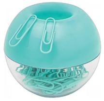 Porta Clips Magnético Água com 50 Unidades de Clips 28mm Tilibra