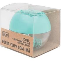 Porta Clips Magnético Aqua Com 50 Unidades De Clips 28mm