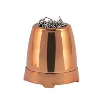 Porta Clips Metalizado Cobre Waleu