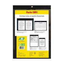 Porta CNPJ Vertical 306 Preto 24x31,5cm ACP