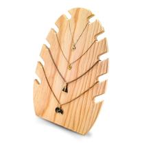 Porta Colar Organizador de Joias em Madeira Pinus Expositor para Lojas ou Decoração