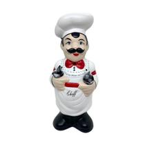 Porta Colher De Pau Cozinheiro Cheff De Ceramica Cozinha - AVULSO