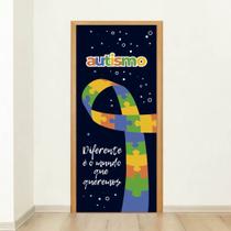 Porta Com Capa Autismo Diferente É O Mundo Que Queremos Inclusão Social Respeito E Conscientização Porta Com Capa Autismo Diferente É O Mundo Que Queremos Inclusão Social Respeito E Conscientização