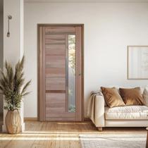 Porta com Visor Mista Batente Misto 14 Puxador Barra Chata 102 X 210cm Esquerdo Rodam Bbb Porta com Visor Mista Batente Misto 14 Puxador Barra Chata 102 X 210cm Esquerdo Rodam Bbb