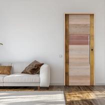 Porta com Visor Mista Batente Misto 14 Puxador Barra Chata 92 X 210cm Esquerdo Rodam Bbb Porta com Visor Mista Batente Misto 14 Puxador Barra Chata 92 X 210cm Esquerdo Rodam Bbb