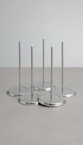 Porta Comanda Aço Inox Espeto 15cm Kit 4 Unidades