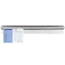 Porta Comandas de Parede para Restaurante Bar 60cm Aço Inox com Esferas de Vidro Domama Porta Comandas de Parede para Restaurante Bar 60cm Aço Inox com Esferas de Vidro Domama