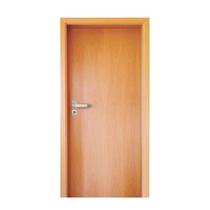 Porta Completa Lisa em Madeira Semi Sólida 210x80 c/ Batente e Fechadura