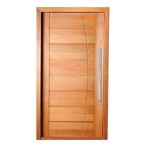 Porta Completa Pivotante BBB Frisada em Arco em Madeira Maciça Tauari