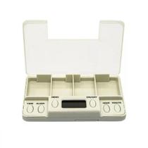 Porta Comprimido Cápsulas E Remédios Digital Com 4 Alarmes