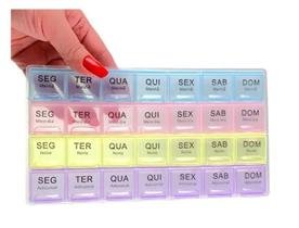 Porta Comprimido Dias Da Semana - Porta Comprimido Dias Da Semana -