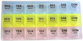 Porta Comprimido Mensal e Semanal Organizador
