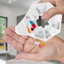 Porta Comprimido Semanal Caixa 7 Divisórias Porta Comprimido Semanal Caixa 7 Divisórias