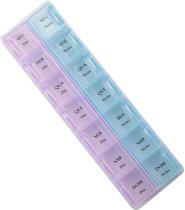 Porta Comprimido Semanal Com 14 Divisórias