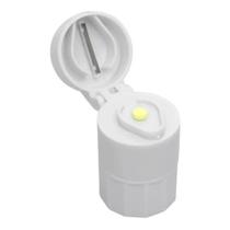 Porta comprimidos 4 em 1 cortador triturador pilulas com estojo e copo portátil Porta comprimidos 4 em 1 cortador triturador pilulas com estojo e copo portátil