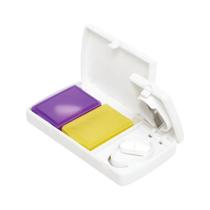 Porta Comprimidos com 2 Compartimentos e Cortador G-Life