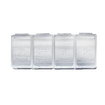 Porta Comprimidos Diário 4 Compartimentos Incoterm Porta Comprimidos Diário 4 Compartimentos Incoterm