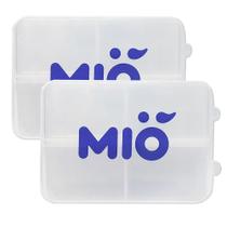 Porta Comprimidos Mió Transparente Semanal Kit com duas unidades