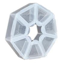 Porta Comprimidos Modelo Básico Pequeno Translúcido Incoterm