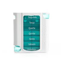 Porta Comprimidos Semanal PILBOX 7 Modular Módulos Grandes 4 Doses Diárias Porta Comprimidos Semanal PILBOX 7 Modular Módulos Grandes 4 Doses Diárias