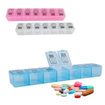 Porta Comprimidos Semanal Retangular Organizador
