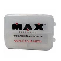 Porta Comprimidos Transparente - Padrão: Único - Max Titanium