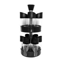 Porta Condimento 2 Andares C/Suporte Giratório 12 Potes