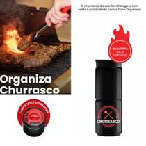 Porta Condimento Organizador Pote Churrasco Tampa Dosador Sal Grosso Porta Condimento Organizador Pote Churrasco Tampa Dosador Sal Grosso