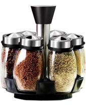 Porta Condimentos 6Pcs 360 De Rotatividade Spice Porta Condimentos 6Pcs 360 De Rotatividade Spice