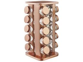 Porta Condimentos Bronze 21 Peças - Hauskraft Porta Condimentos Bronze 21 Peças - Hauskraft