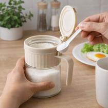 Porta Condimentos Colher Vasilha Potes Temperos Frascos Grãos Mantimentos Conserva Alimentos Porta Condimentos Colher Vasilha Potes Temperos Frascos Grãos Mantimentos Conserva Alimentos