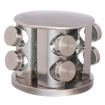 Porta Condimentos com Suporte 8 Peças Hauskraft