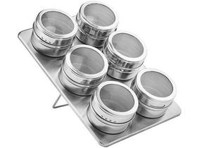 Porta-Condimentos com Suporte Hauskraft - PCON-004 Porta-Condimentos com Suporte Hauskraft - PCON-004