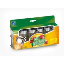 Porta condimentos e temperos de parede 6 potes - Arthi