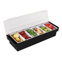 Porta Condimentos Frutas com 6 Divisórias Bartender Pizzaria Porta Condimentos Frutas com 6 Divisórias Bartender Pizzaria