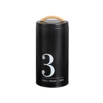 Porta Condimentos Metalla N3 Preto 1750ml - YOI Porta Condimentos Metalla N3 Preto 1750ml - YOI