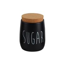 Porta-Condimentos Oak Sugar Preto 850ml - Yoi