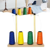 Porta Cone Fio Carretel De Linha Para Máquina De Costura Doméstica Mdf Madeira 4 Cones Porta Cone Fio Carretel De Linha Para Máquina De Costura Doméstica Mdf Madeira 4 Cones
