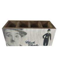 Porta Controle e Objetos Charles Chaplin Vintage Concept