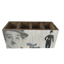 Porta Controle e Objetos Charles Chaplin Vintage Concept