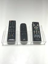 Porta Controle Em Acrílico Triplo Porta Controle Em Acrílico Triplo