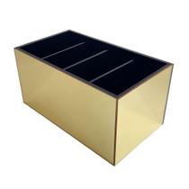 Porta controle remoto - Dourado e Preto