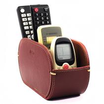 Porta Controle Remoto NUORI em Couro Galvani