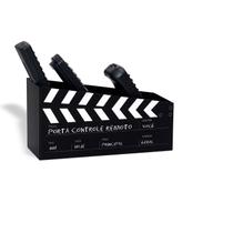 Porta Controles Remotos Cinema Aço - Geguton