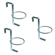 Porta copo borda de barco galvanizado 3 peças