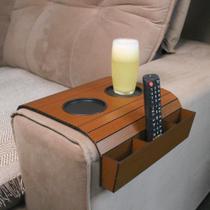 Porta Copo Para Braço Do Sofá Retrátil Madeira Porta Copo Para Braço Do Sofá Retrátil Madeira